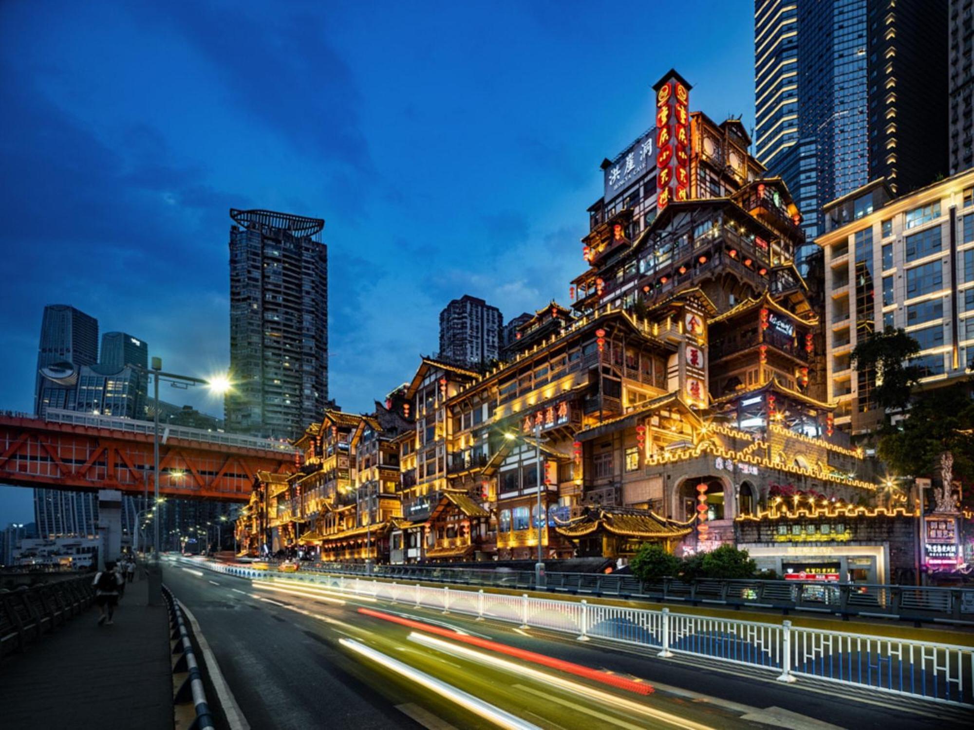 Intercontinental Chongqing Raffles City By Ihg Eksteriør bilde